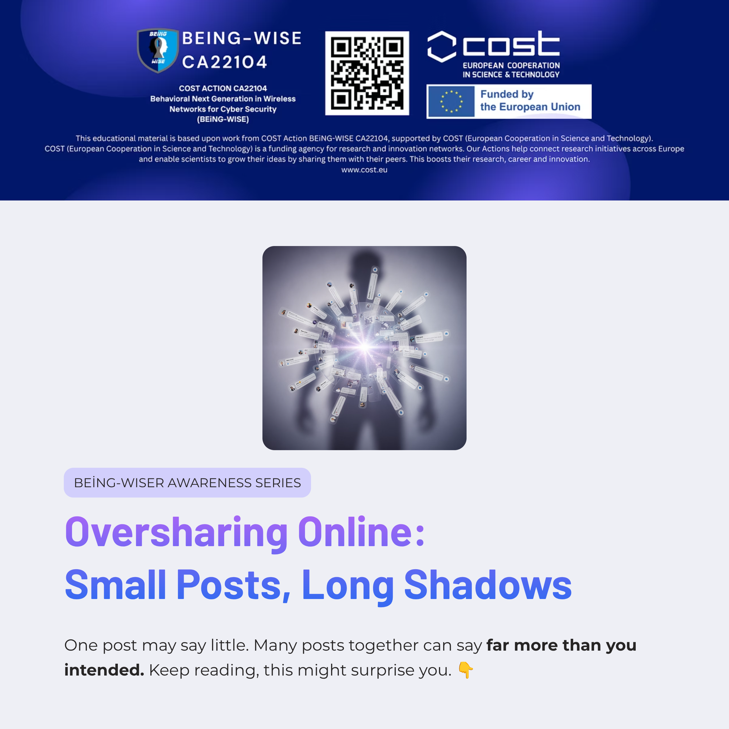 Oversharing Online Cover