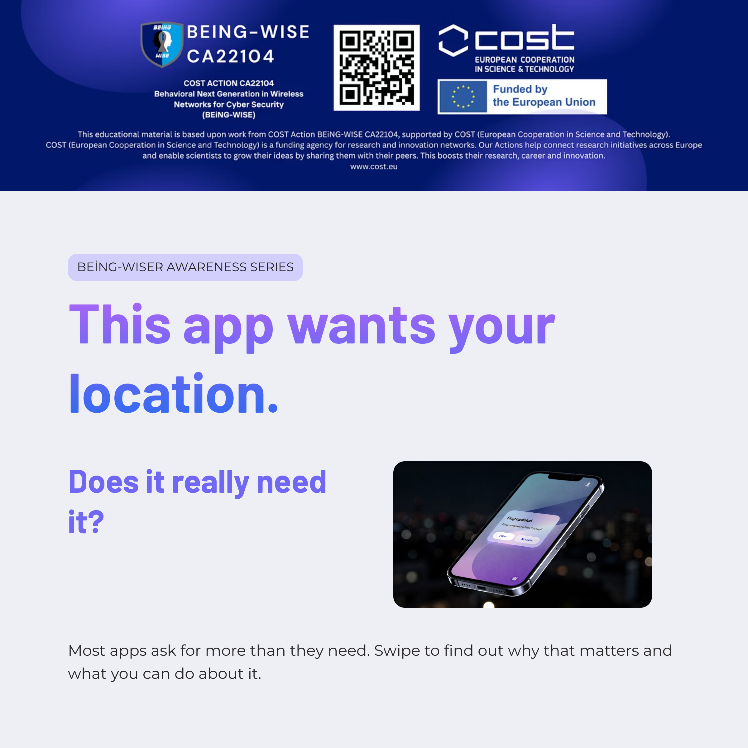 This app wants your location Cover